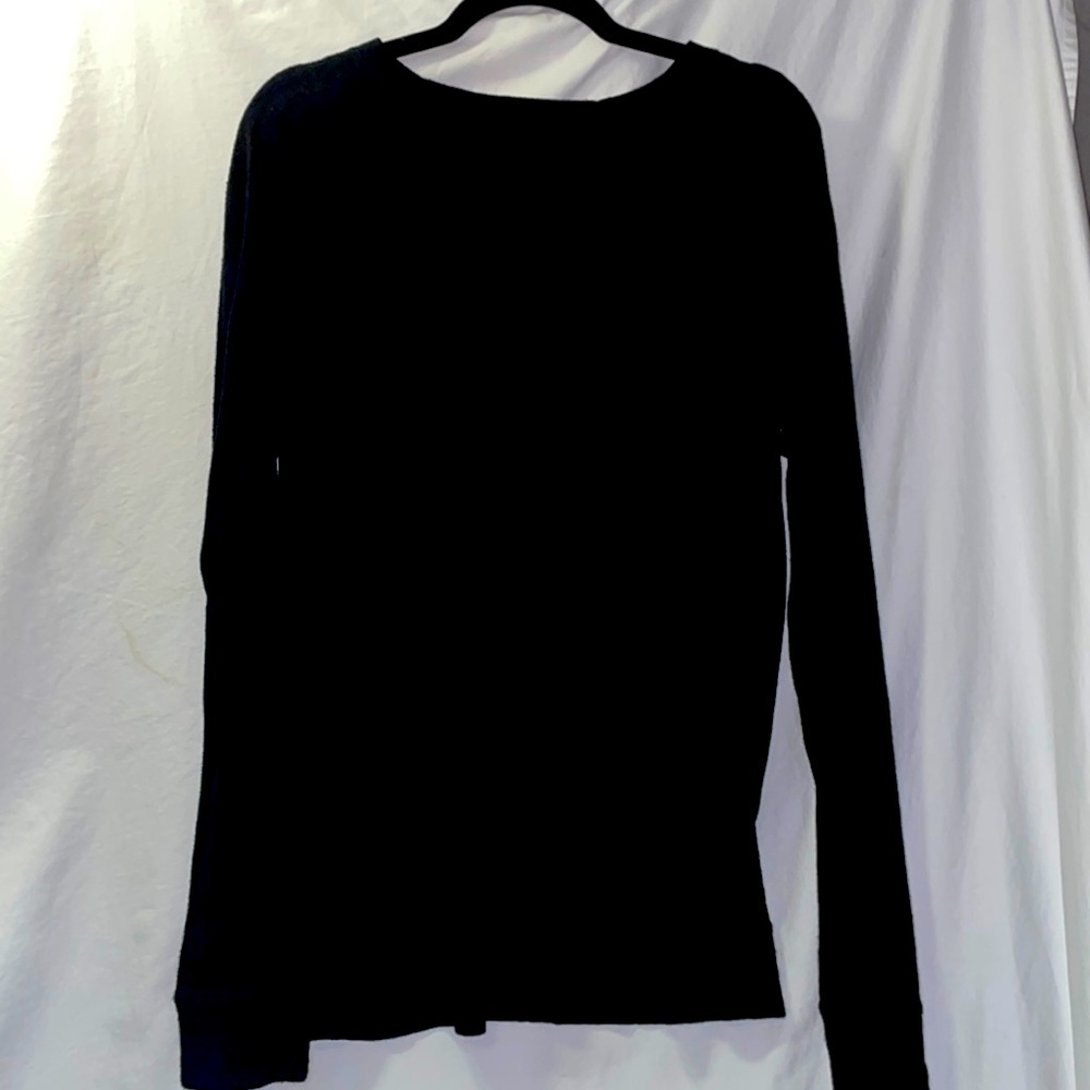 Saturdays New York City linen pullover- black